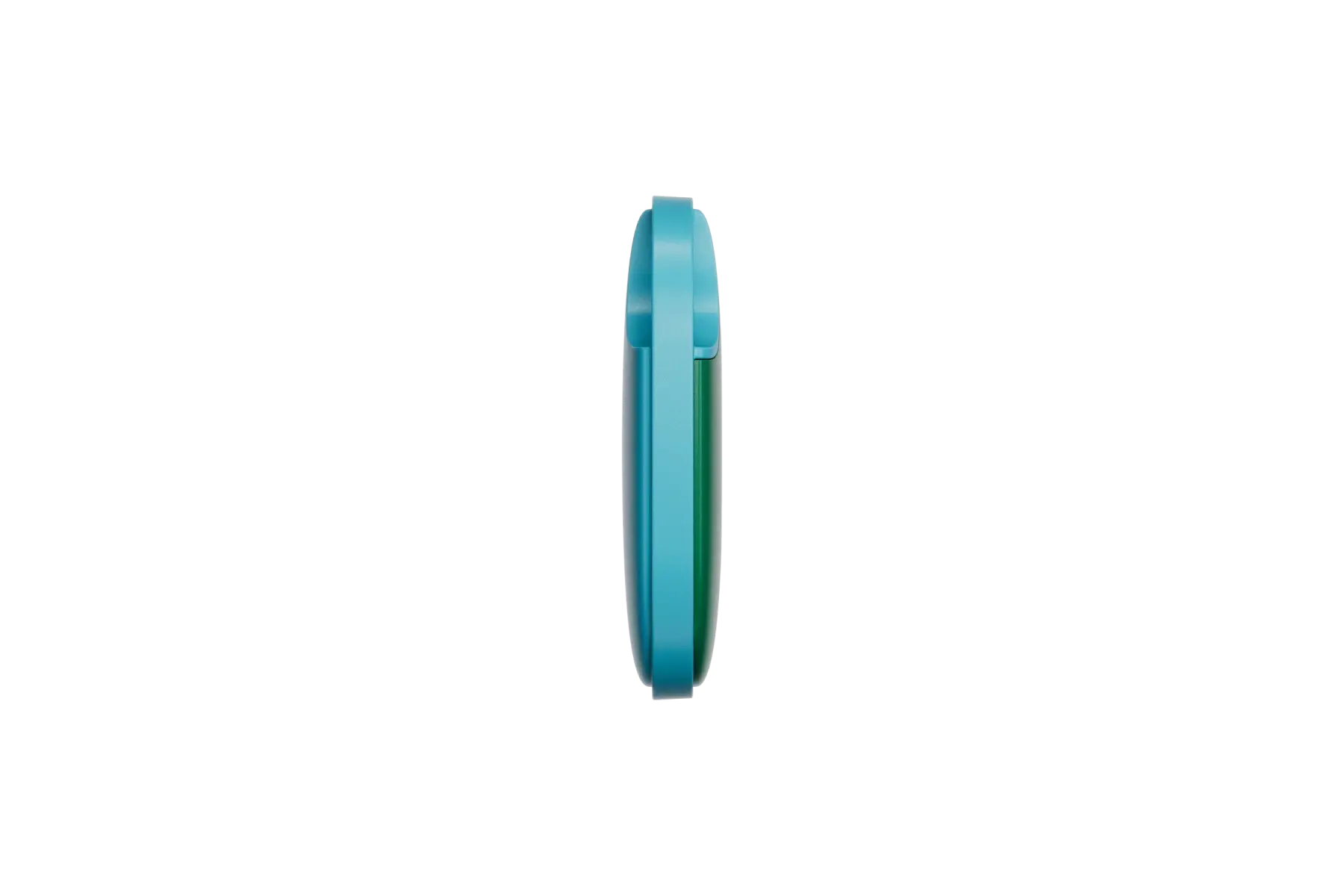 A side-facing image of a Life360 Tile - Green Surf