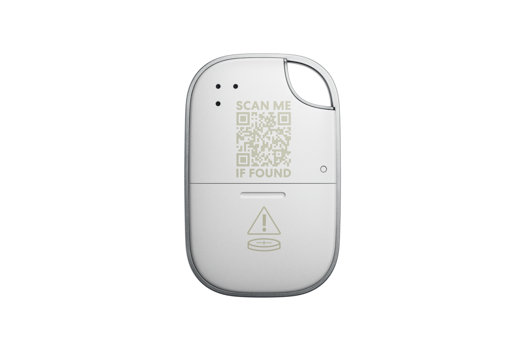 A back-facing image of a Life360 Tile Pro - White