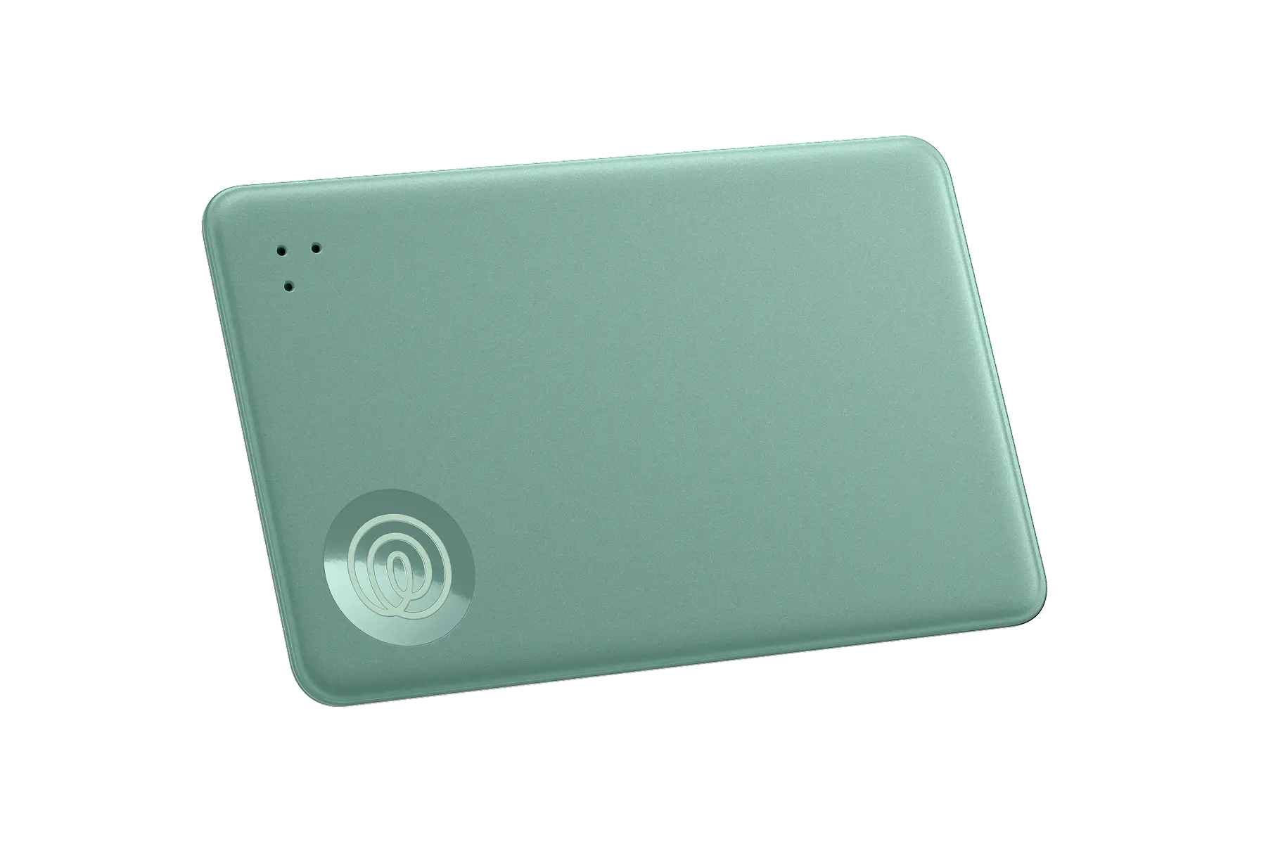 The product color of Life360 Tile Slim - Seaglass