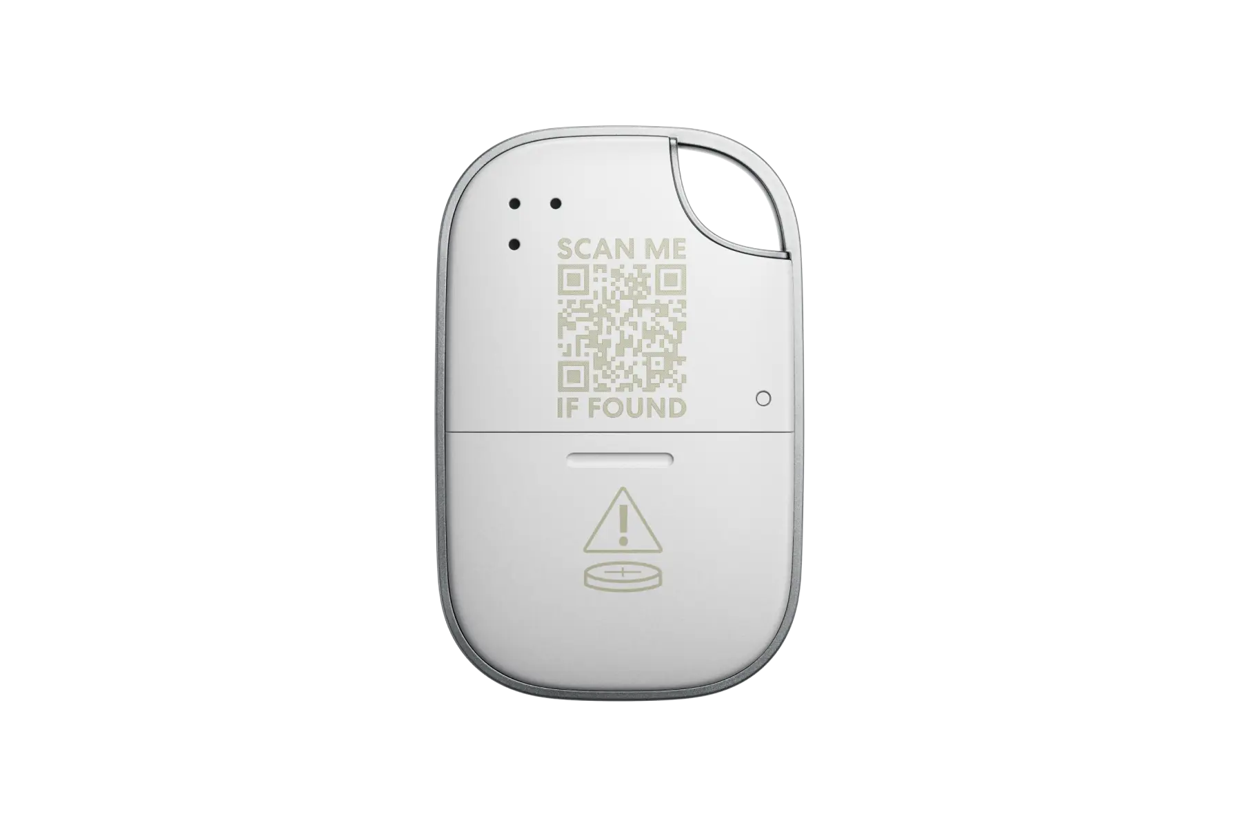 A back-facing image of a Life360 Tile Pro - White