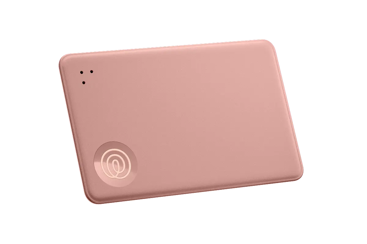 A profile image of a Life360 Tile Slim - Blush