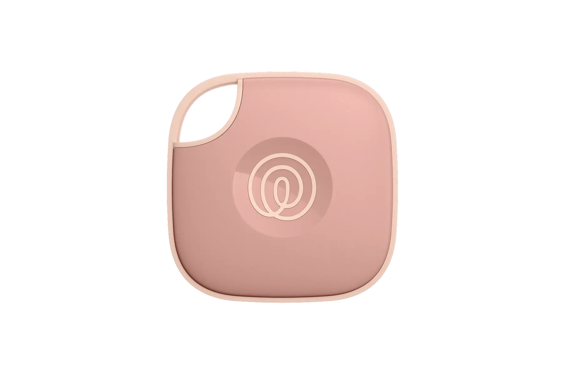 A front-facing image of a Life360 Tile 2pk - Blush