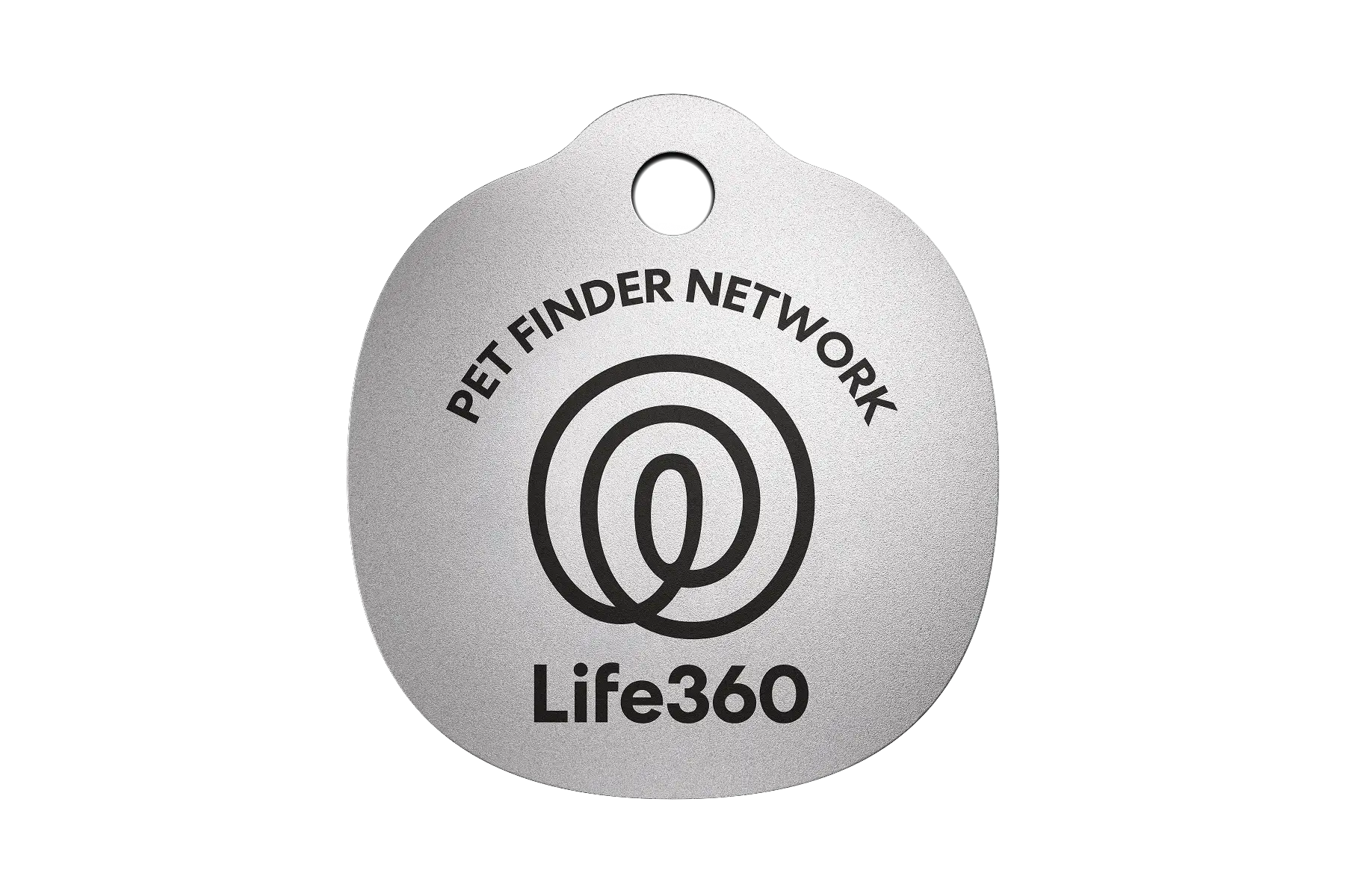 Image of the front of the Life360Pet Tag