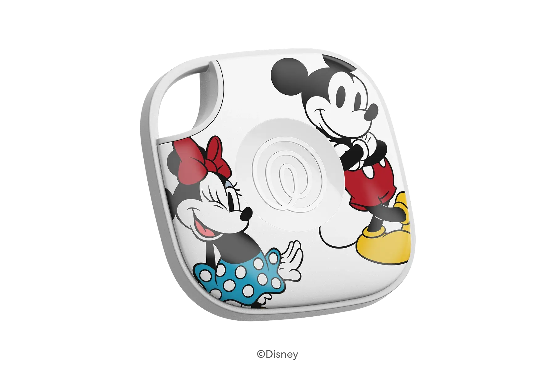 A profile image of a Life360 Tile - Mickey Mouse and Minnie Mouse