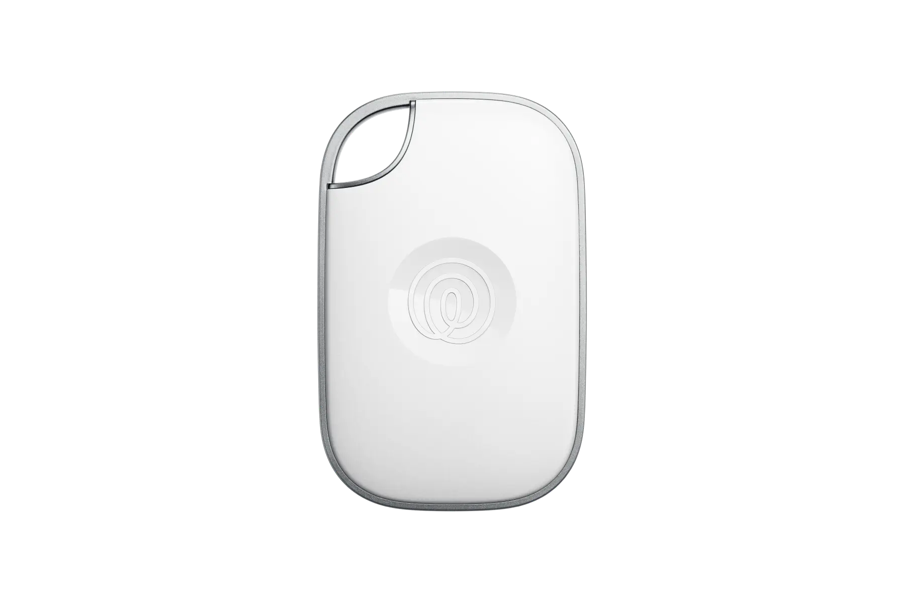 A front-facing image of a Life360 Tile Pro - White