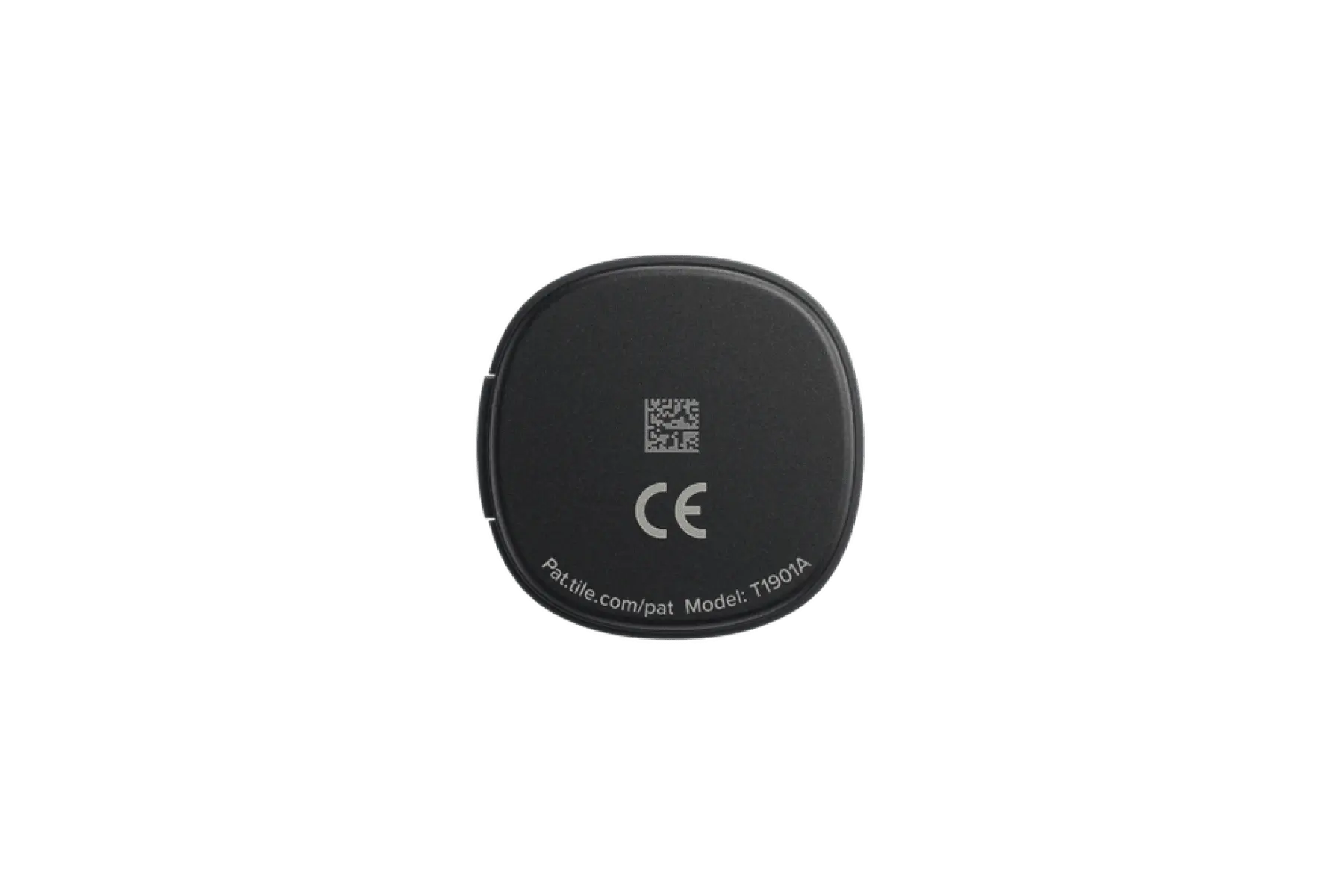 A back-facing image of a Life360 Tile Sticker - Black