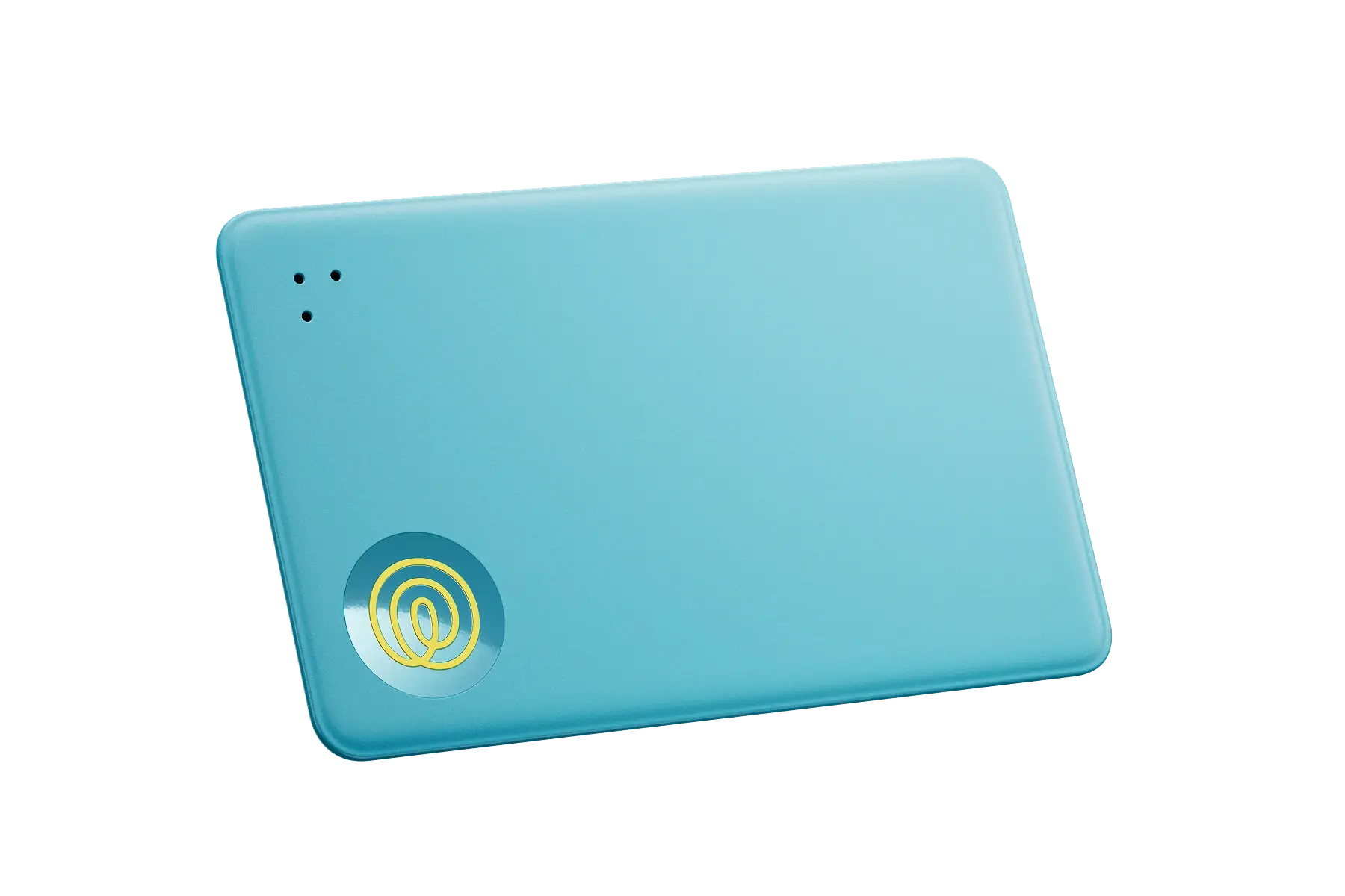 A profile image of a Life360 Tile Slim - Aqua Lemon