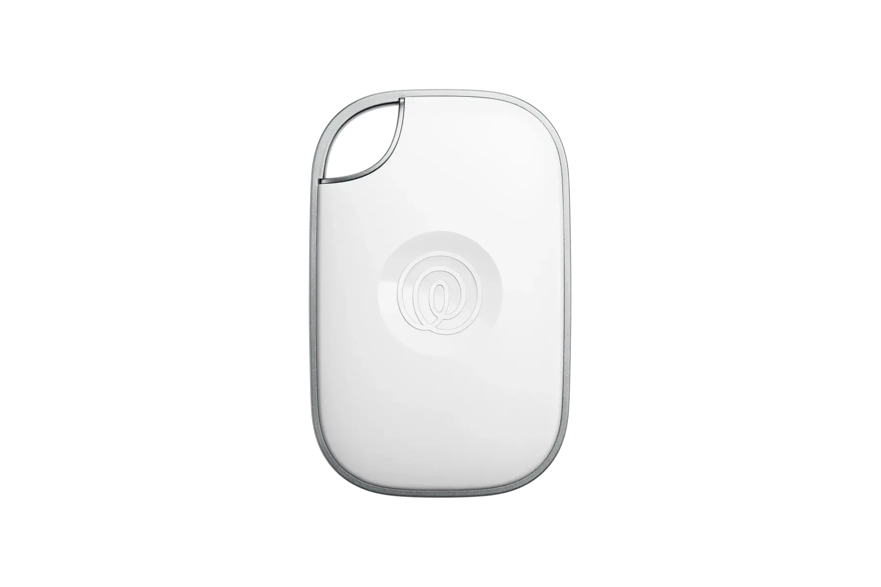 A front-facing image of a Life360 Tile Pro - White