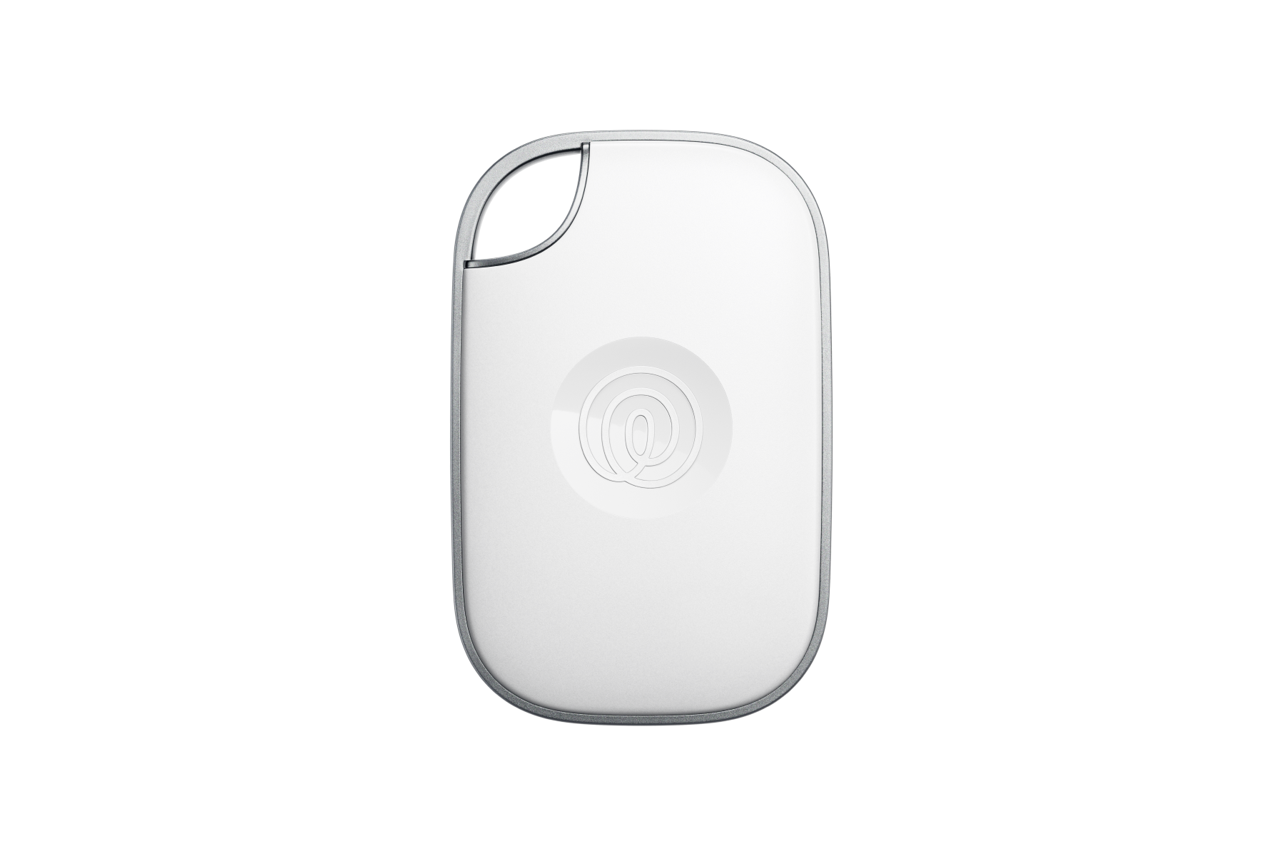 A front-facing image of a Life360 Tile Pro - White