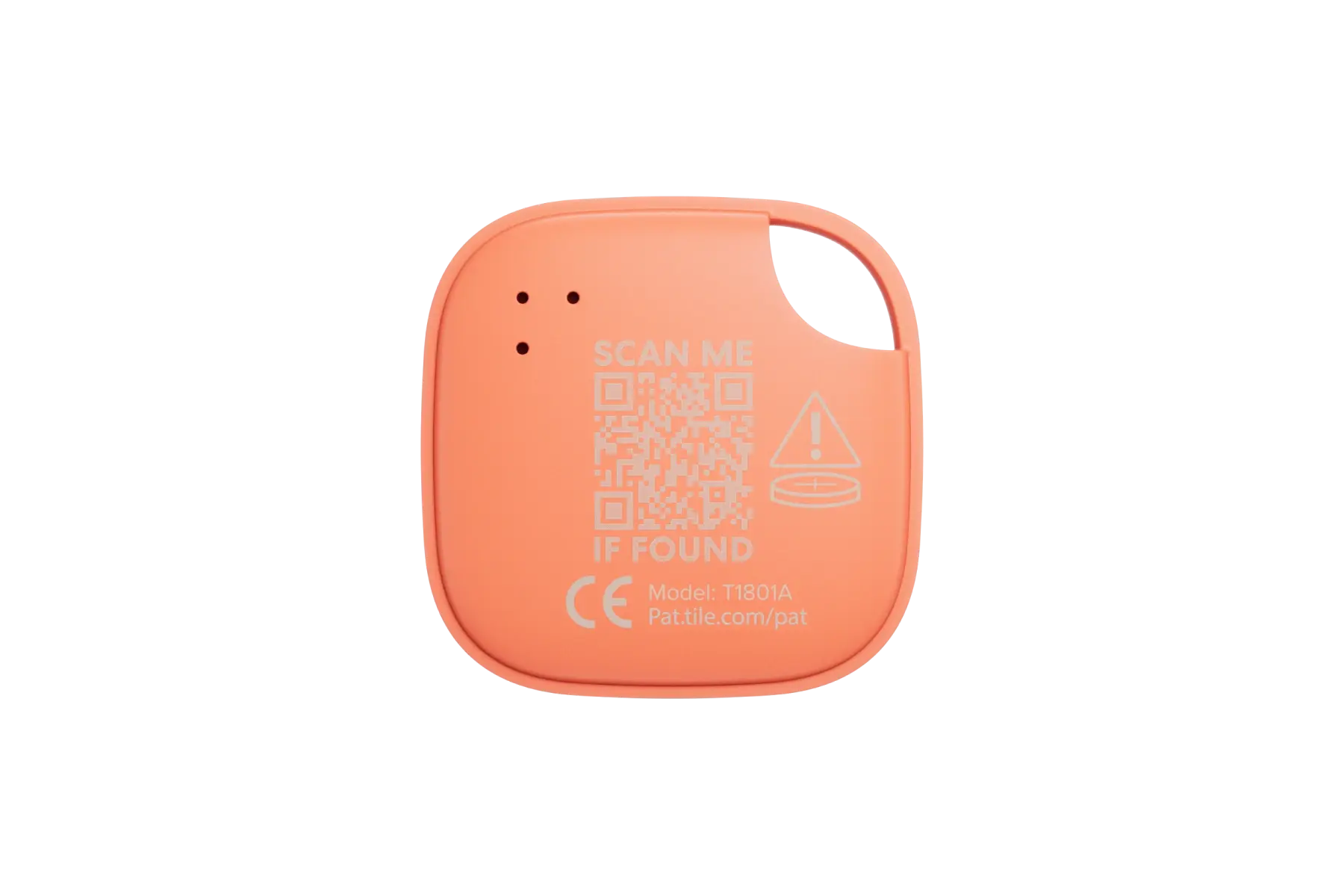 A back-facing image of a Life360 Tile - Navy Blaze