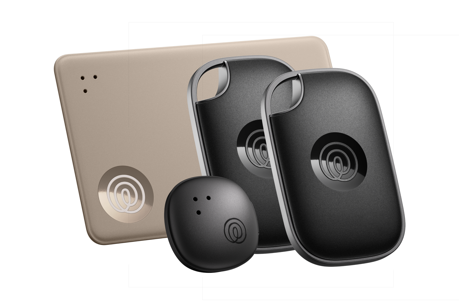A profile image of a Life360 Tile Pro Essential Color 4pk - Black and Slate