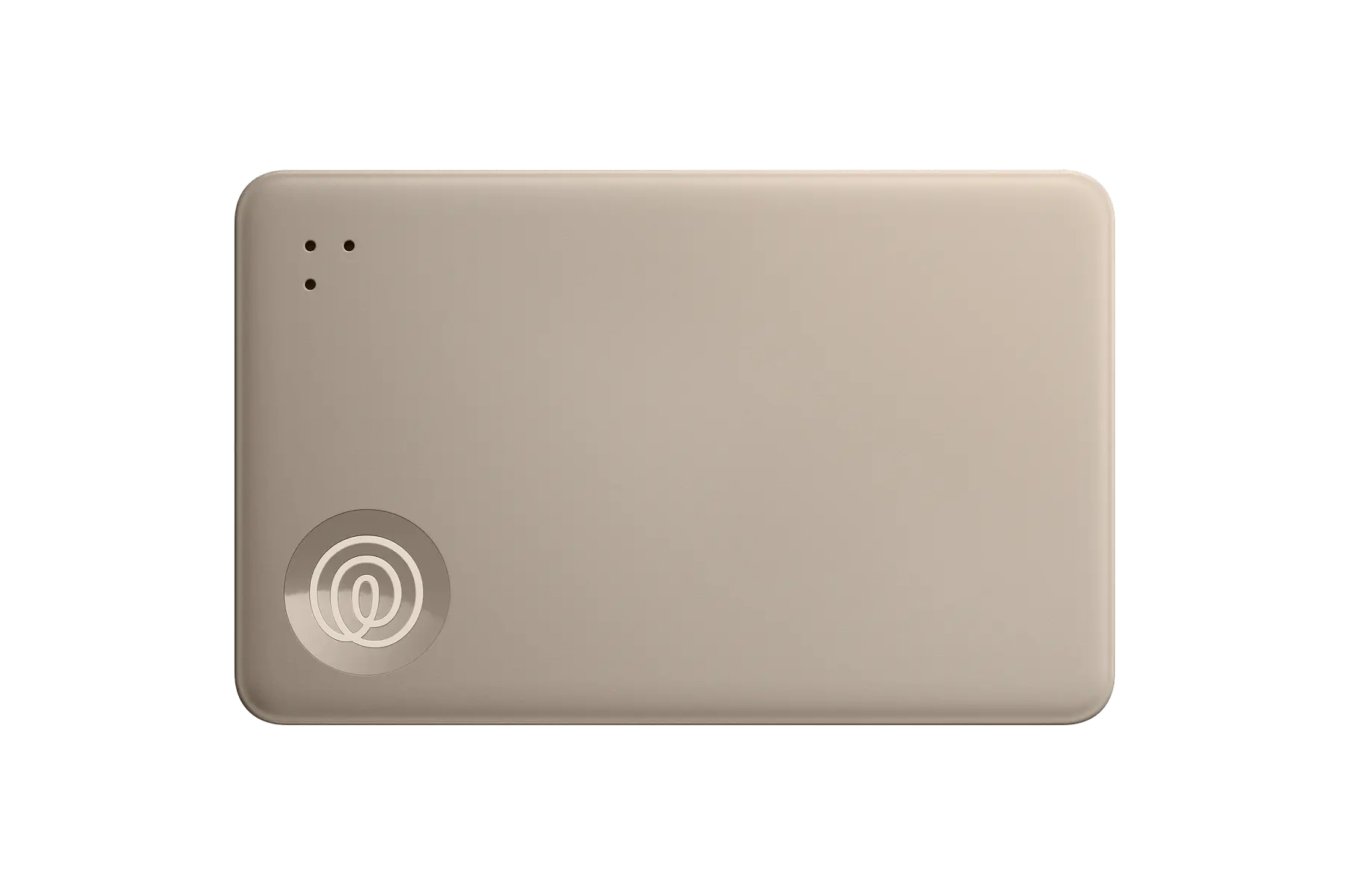 A front-facing image of a Life360 Tile Slim - Slate