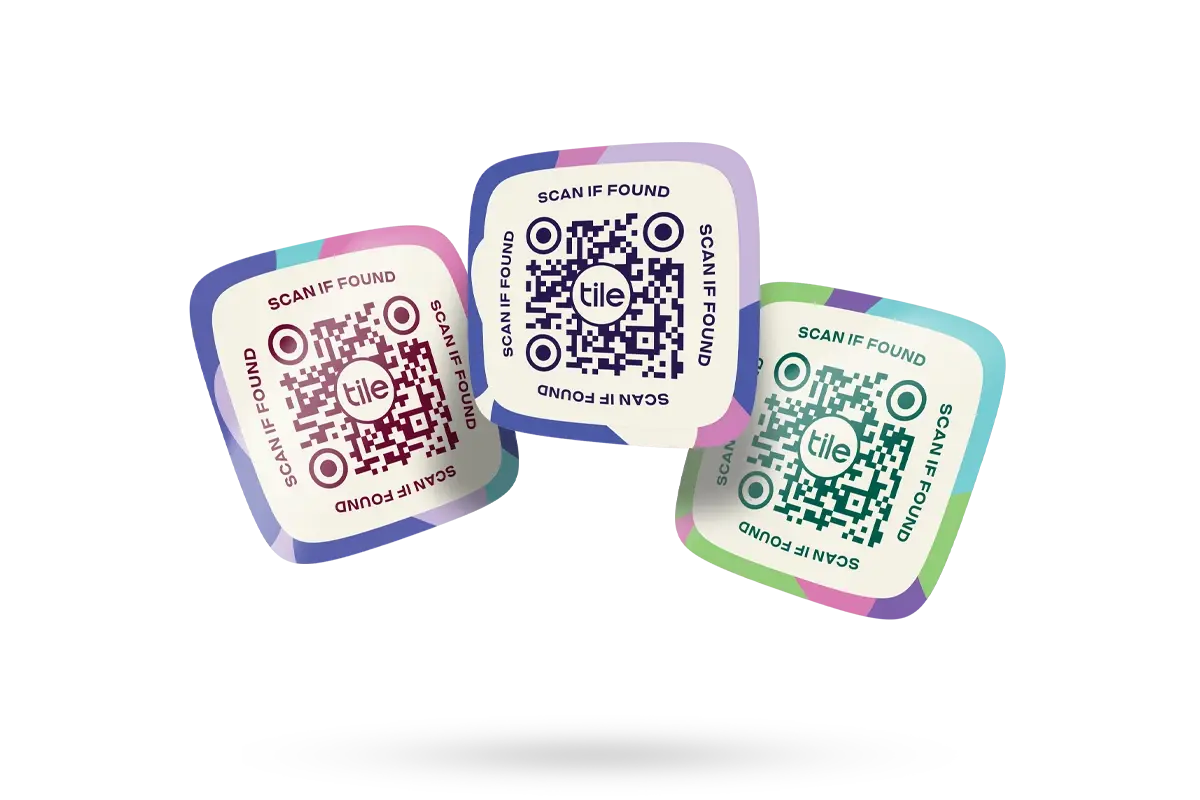 Three Tile Lost and Found Labels