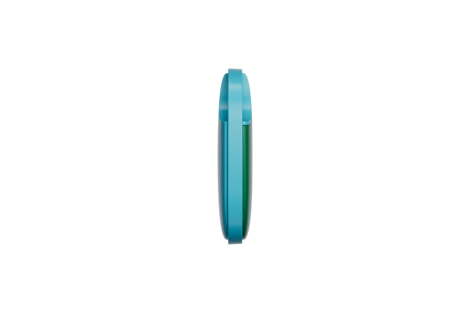 A side-facing image of a Life360 Tile - Green Surf