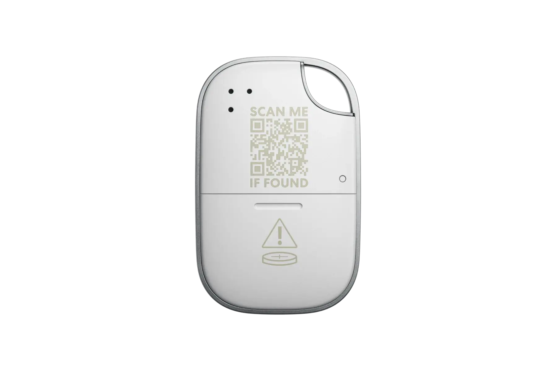 A back-facing image of a Life360 Tile Pro - White