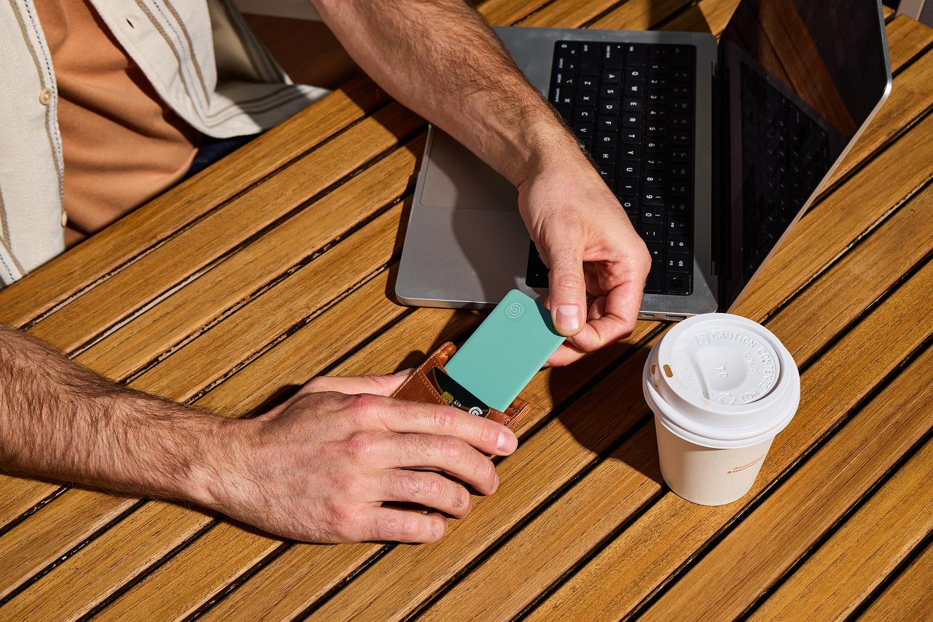 Image of Tile Slim - Seaglass in wallet