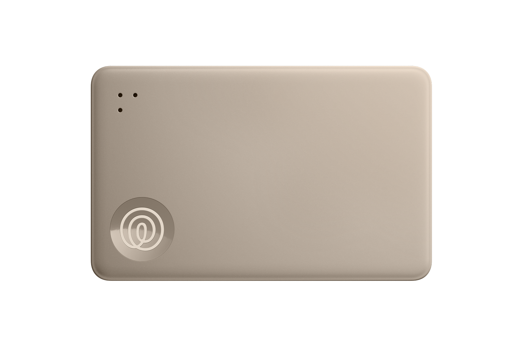 A front-facing image of a Life360 Tile Slim - Slate