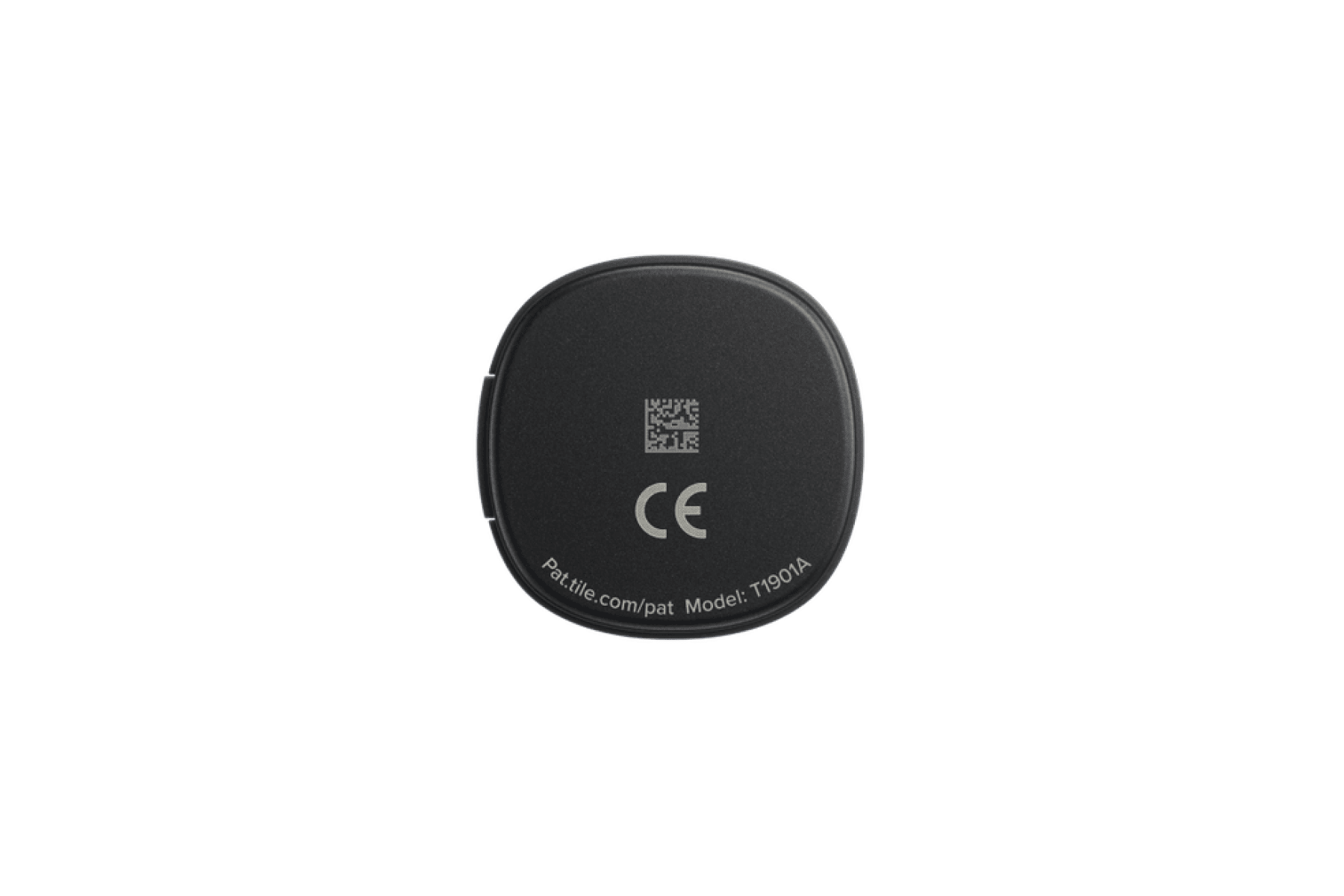 A back-facing image of a Life360 Tile Sticker - Black