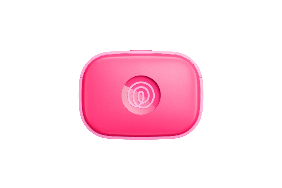Image of Front of Pink Punch GPS Tracker