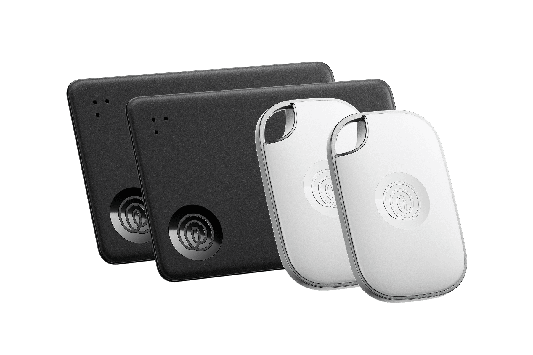 A profile image of a Life360 Tile Slim and Pro 4pk - Black and White