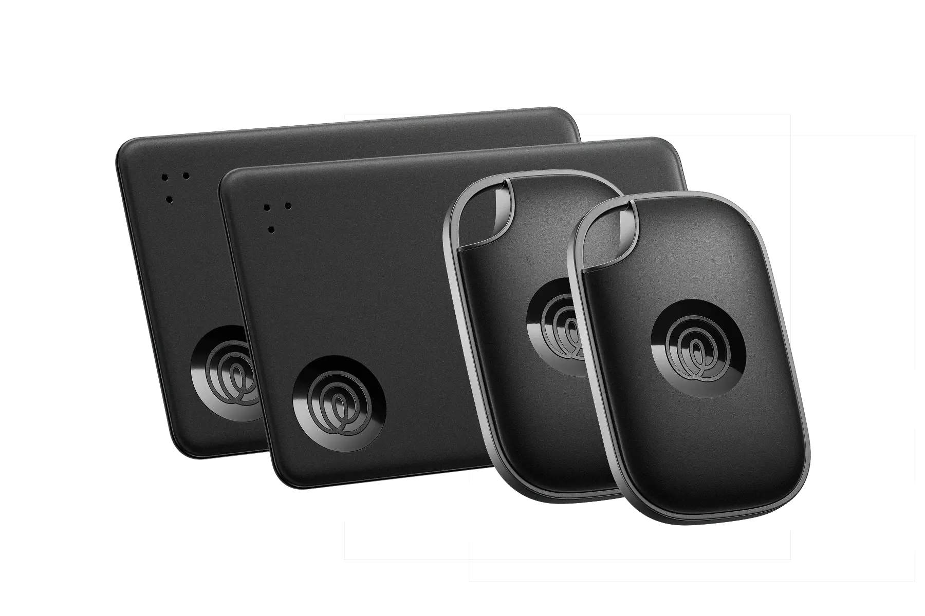 A profile image of a Life360 Tile Slim and Pro 4pk - Black