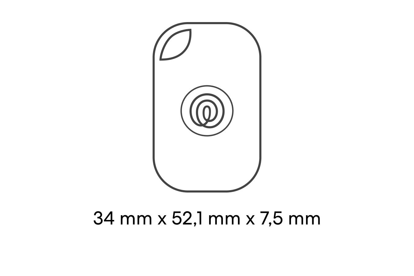 Dimensions of a Life360 Tile Pro