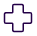 small medical cross icon