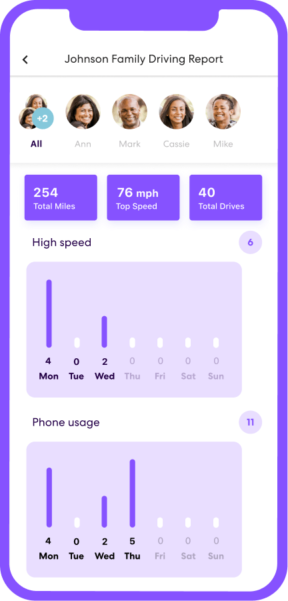 Image of Life360 Driver Report in App