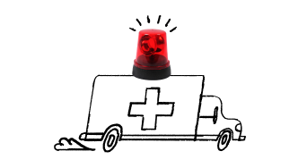 Illustration of ambulance