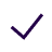 Dark purple checkmark
